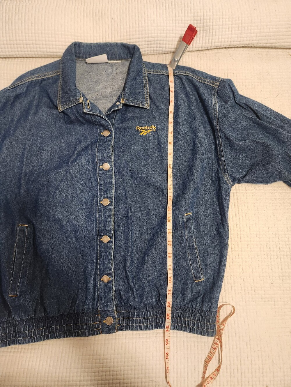 Unisex Reebok Jean Jacket - Picture 7 of 8